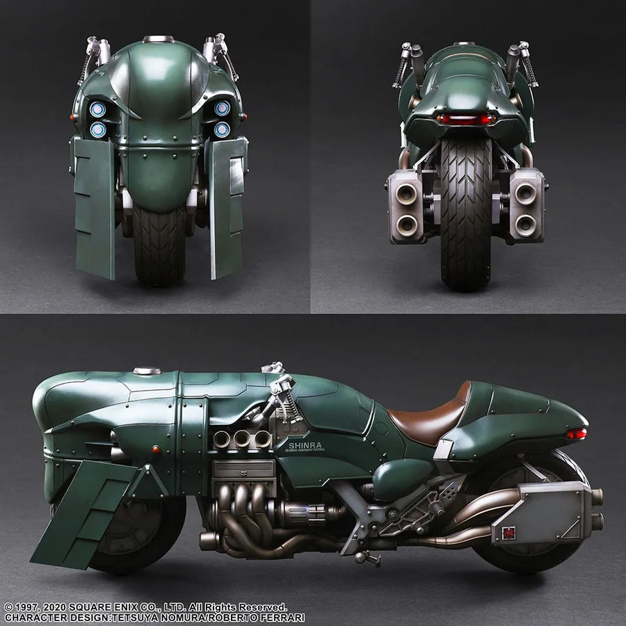 Shinra Elite Security Officer and Motorcycle Set – Square Enix – ActionFigure Brasil