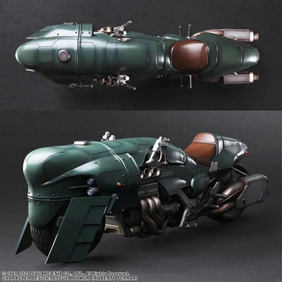 Shinra Elite Security Officer and Motorcycle Set – Square Enix – ActionFigure Brasil — com base expositora