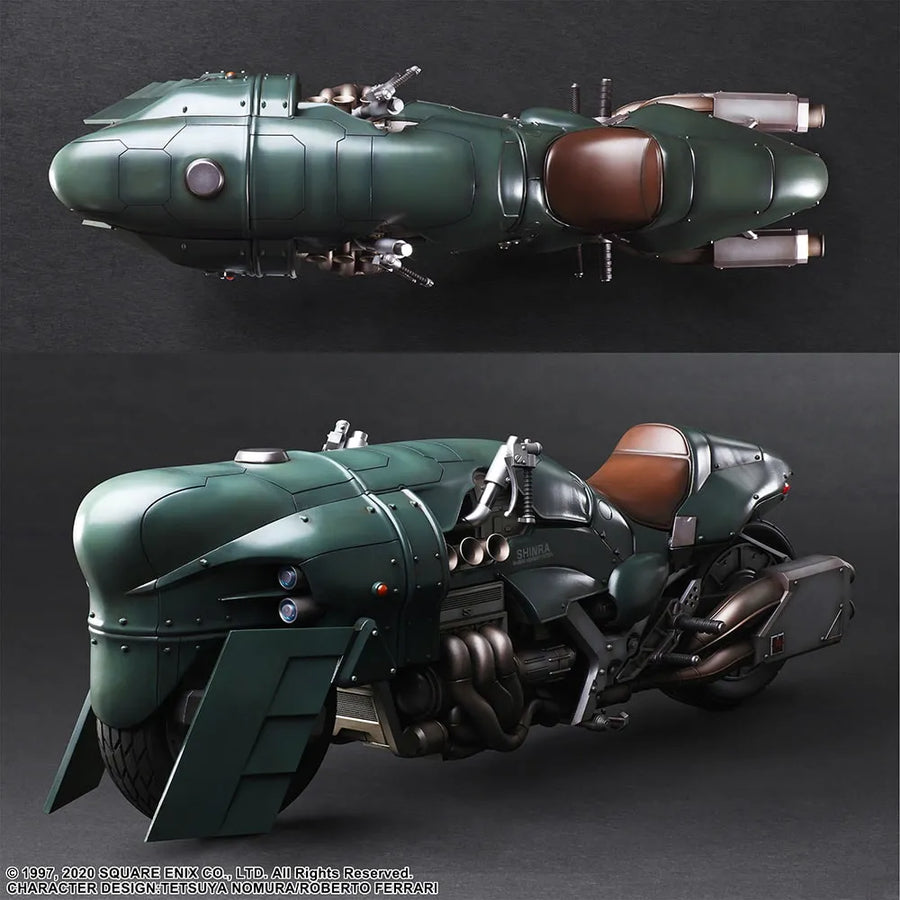 Shinra Elite Security Officer and Motorcycle Set – Square Enix – ActionFigure Brasil