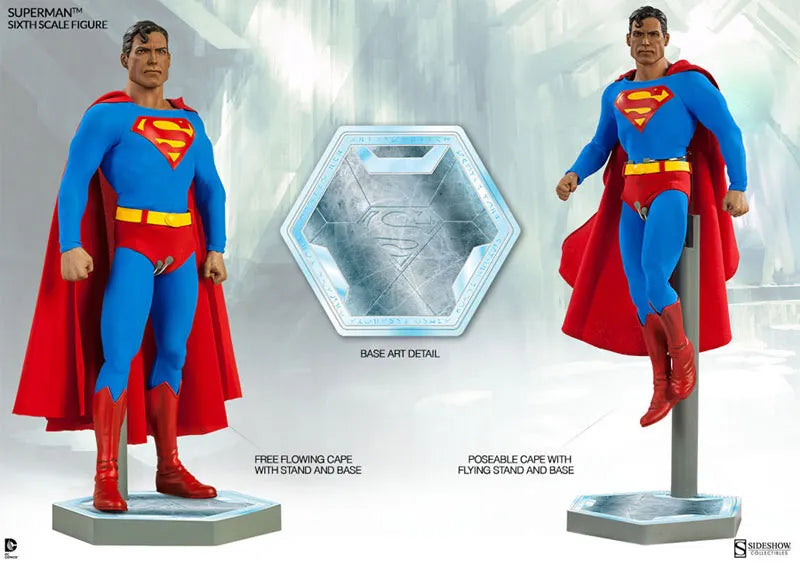 SideShow Sixth Scale DC Comics 1/6 Scale Figure - Supermanㅤ – Sideshow Collectibles – ActionFigureBrasil