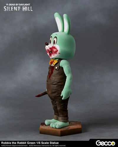 SILENT HILL x Dead by Daylight / Robbie the Rabbit Green 1/6 Scale Statueㅤ – Gecco – ActionFigureBrasil — close