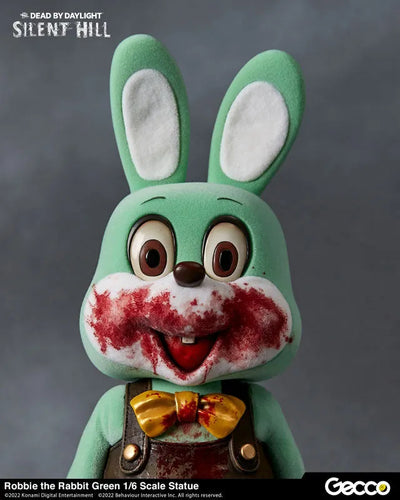 SILENT HILL x Dead by Daylight / Robbie the Rabbit Green 1/6 Scale Statueㅤ – Gecco – ActionFigureBrasil — close