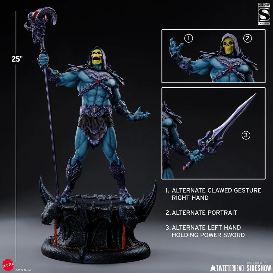 Skeletor Legends (Classic Edition) - LIMITED EDITION: 1000 (Exclusive) – Tweeterhead – ActionFigure Brasil