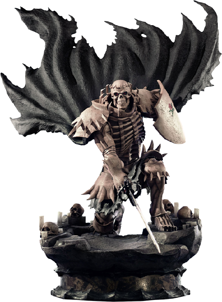 Skull Knight (White Bone Variant) (White) – First 4 Figures – ActionFigure Brasil