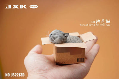 Small Cat in the Cardboard Box Dㅤ – JXK Studio – ActionFigureBrasil — detalhe do produto