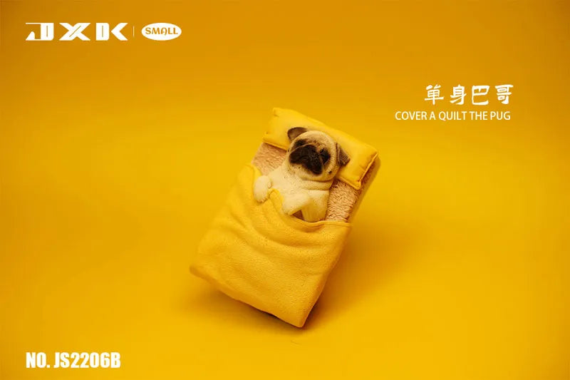 Small Pug Sleeping in the Bed Bㅤ – JXK Studio – ActionFigureBrasil