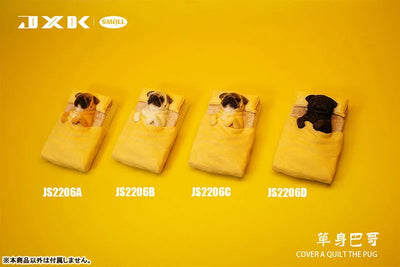 Small Pug Sleeping in the Bed Bㅤ – JXK Studio – ActionFigureBrasil — detalhe do produto