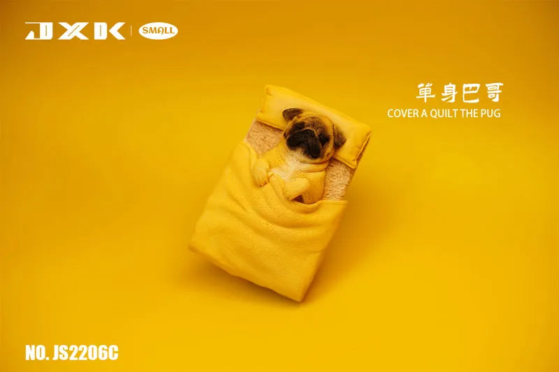 Small Pug Sleeping in the Bed Cㅤ – JXK Studio – ActionFigureBrasil