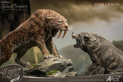 Smilodon & Dire Wolf Twin Pack Set – Star Ace Toys Ltd. – ActionFigure Brasil — iluminação de estúdio
