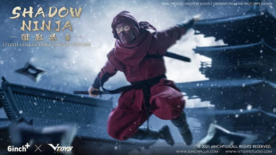 SN002 - Shadow Ninja - Red (VTOYS x 6INCH)ㅤ – VTOYS x 6INCH – ActionFigureBrasil — detalhe do produto