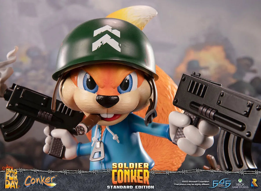 Soldier Conker (Standard Edition) - LIMITED EDITION: 500 – First 4 Figures – ActionFigure Brasil