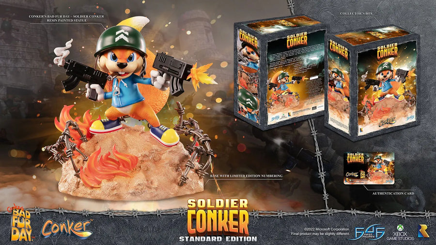 Soldier Conker (Standard Edition) - LIMITED EDITION: 500 – First 4 Figures – ActionFigure Brasil