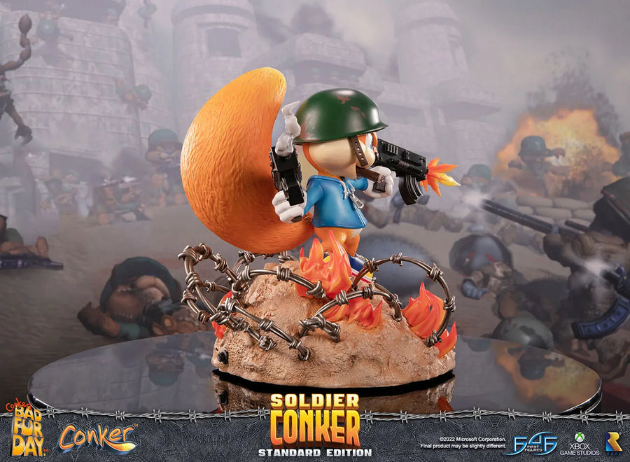Soldier Conker (Standard Edition) - LIMITED EDITION: 500 – First 4 Figures – ActionFigure Brasil