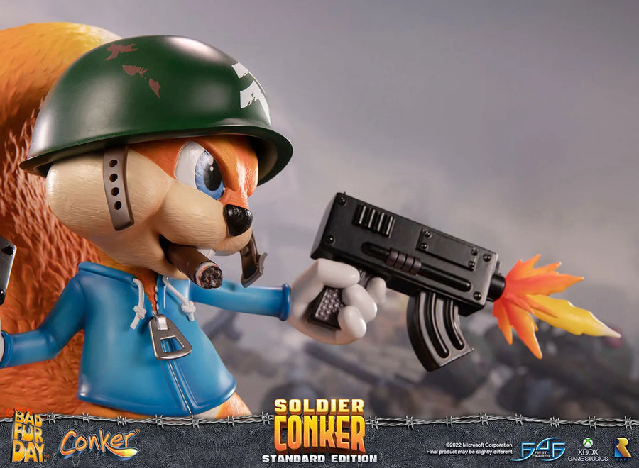 Soldier Conker (Standard Edition) - LIMITED EDITION: 500 – First 4 Figures – ActionFigure Brasil