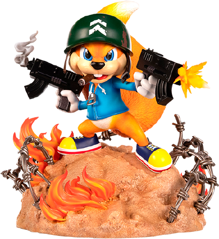 Soldier Conker (Standard Edition) - LIMITED EDITION: 500 – First 4 Figures – ActionFigure Brasil