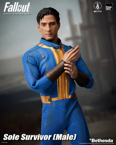 Sole Survivor (Male) – Threezero – ActionFigure Brasil — com base expositora