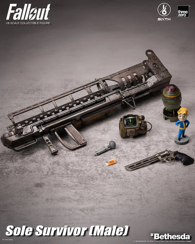 Sole Survivor (Male) – Threezero – ActionFigure Brasil — com base expositora