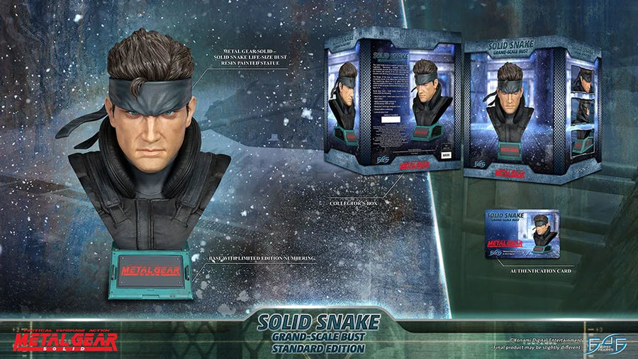 Solid Snake - LIMITED EDITION: 600 – First 4 Figures – ActionFigure Brasil