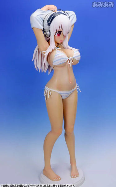 SoniAni: Super Sonico The Animation - Sonico - 1/2 - Suntanned Ver. , Stripe Bikini (A-Toys)ㅤ – A-Toys – ActionFigureBrasil — detalhe do produto