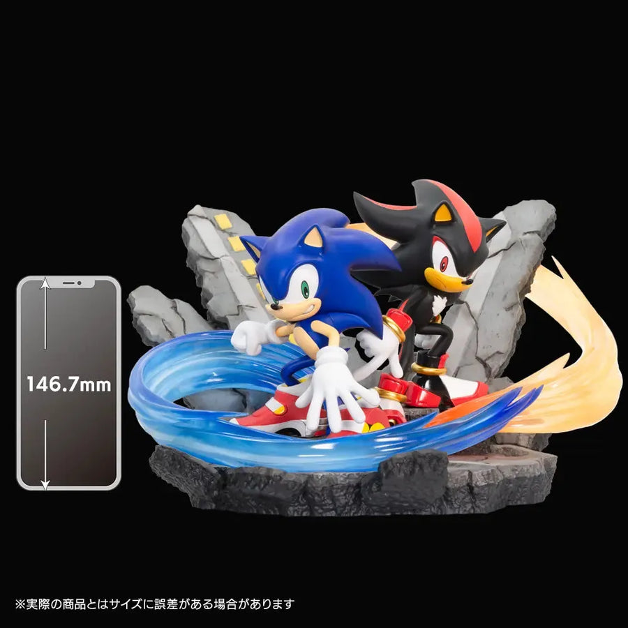 Sonic Adventure 2 - Shadow the Hedgehog - Sonic the Hedgehog - S-Fire - Super Situation Figure (SEGA) [Shop Exclusive]ㅤ – SEGA – ActionFigureBrasil