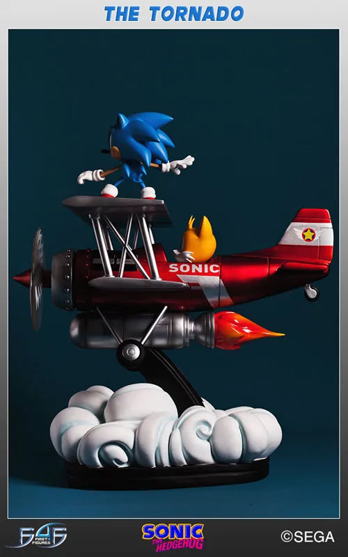 Sonic the Hedgehog 2 - The Tornado Sonic the Hedgehog & Tails Statueㅤ – First 4 Figures – ActionFigureBrasil