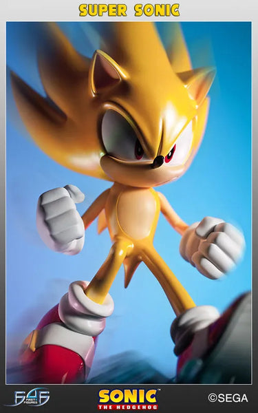 Sonic the Hedgehog - Modern Super Sonic Statueㅤ – First 4 Figures – ActionFigureBrasil — iluminação de estúdio