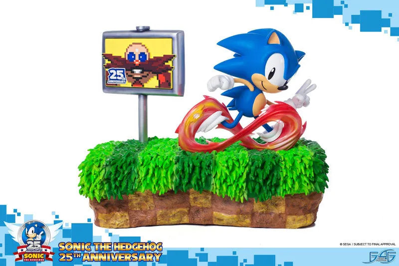 Sonic the Hedgehog - Sonic 25th Anniversary Statueㅤ – First 4 Figures – ActionFigureBrasil