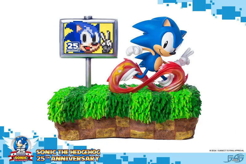Sonic the Hedgehog - Sonic 25th Anniversary Statueㅤ – First 4 Figures – ActionFigureBrasil