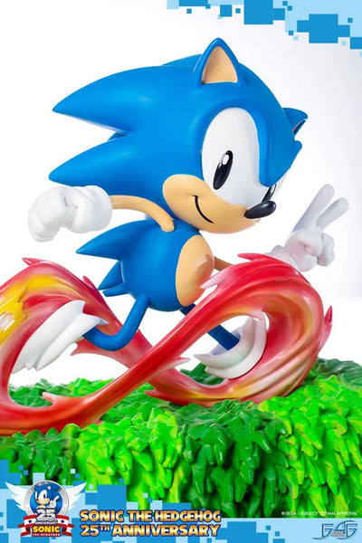Sonic the Hedgehog - Sonic 25th Anniversary Statueㅤ – First 4 Figures – ActionFigureBrasil — acessórios