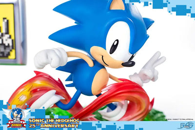 Sonic the Hedgehog - Sonic 25th Anniversary Statueㅤ – First 4 Figures – ActionFigureBrasil — ambientada