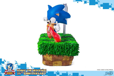 Sonic the Hedgehog - Sonic 25th Anniversary Statueㅤ – First 4 Figures – ActionFigureBrasil — ângulo diferente