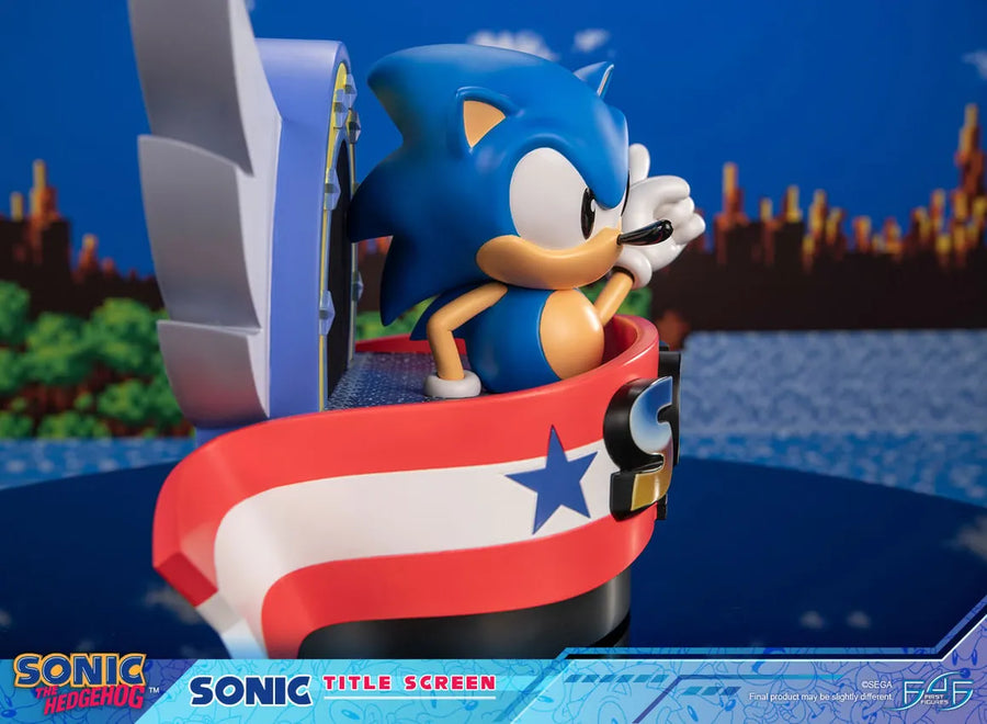 Sonic Title Screen - LIMITED EDITION – First 4 Figures – ActionFigure Brasil