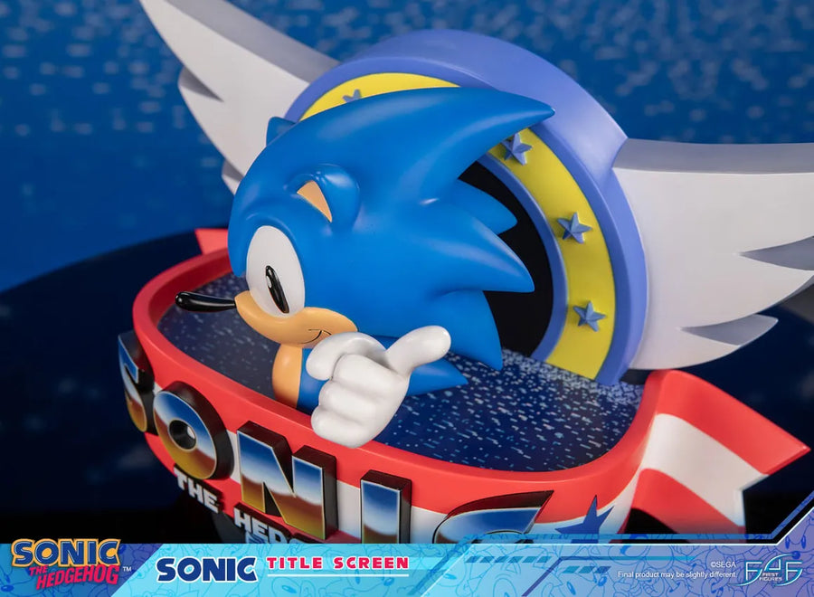 Sonic Title Screen - LIMITED EDITION – First 4 Figures – ActionFigure Brasil