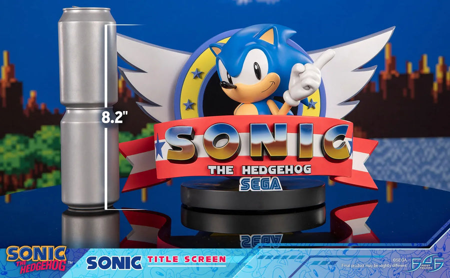 Sonic Title Screen - LIMITED EDITION – First 4 Figures – ActionFigure Brasil