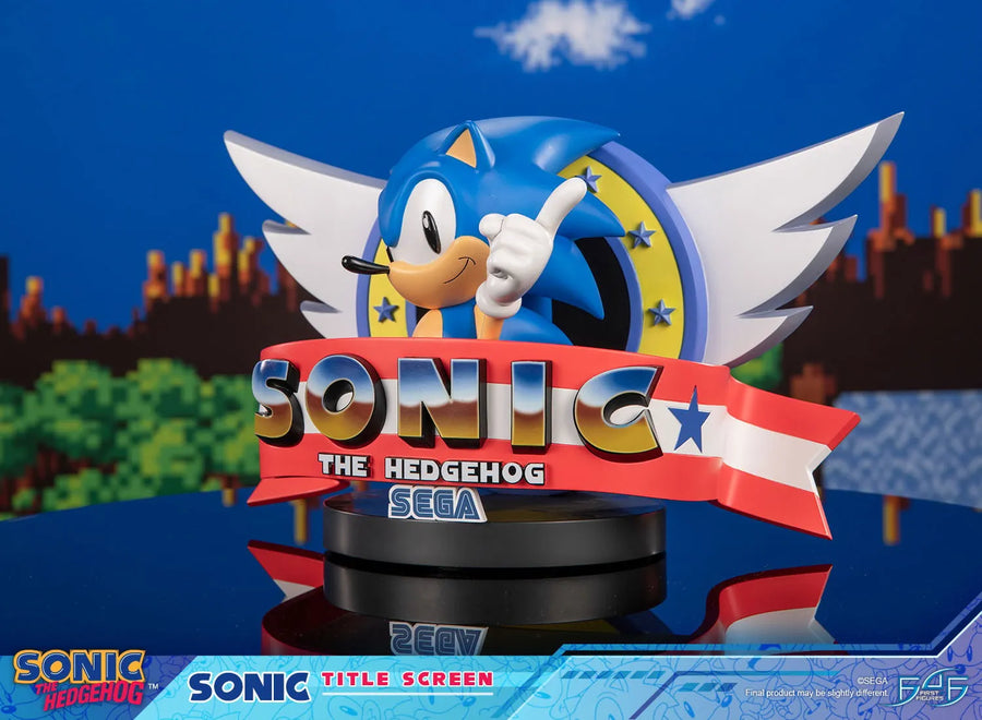 Sonic Title Screen - LIMITED EDITION – First 4 Figures – ActionFigure Brasil