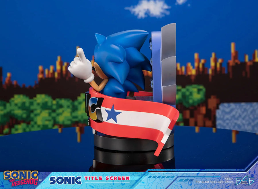 Sonic Title Screen - LIMITED EDITION – First 4 Figures – ActionFigure Brasil