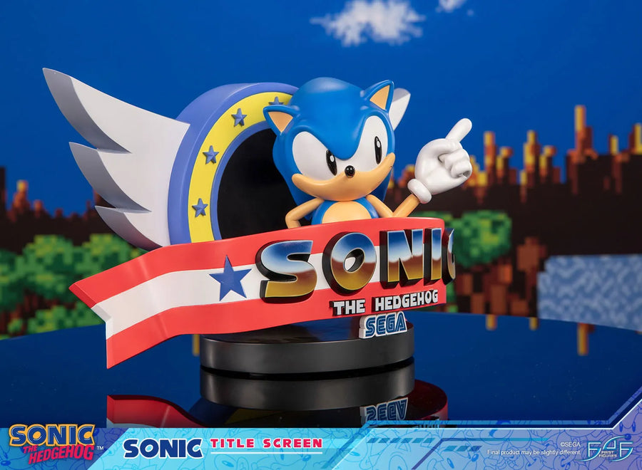 Sonic Title Screen - LIMITED EDITION – First 4 Figures – ActionFigure Brasil