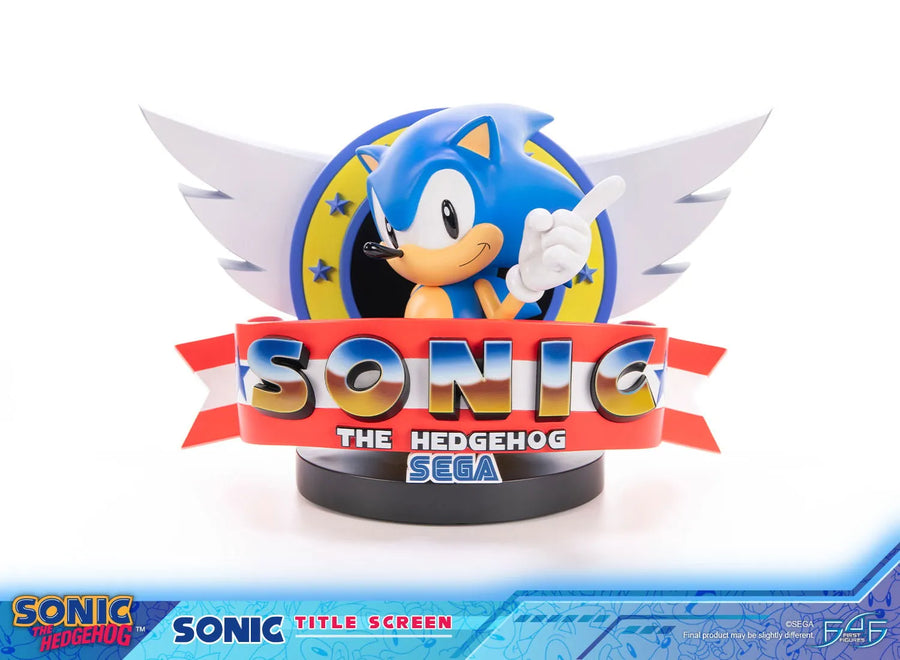 Sonic Title Screen - LIMITED EDITION – First 4 Figures – ActionFigure Brasil
