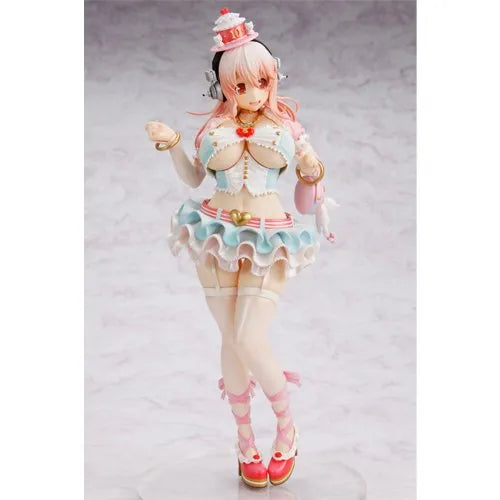 SoniComi (Super Sonico) - Sonico - 1/7 - Birthday Party Ver.ㅤ – ASCII Media Works – ActionFigureBrasil