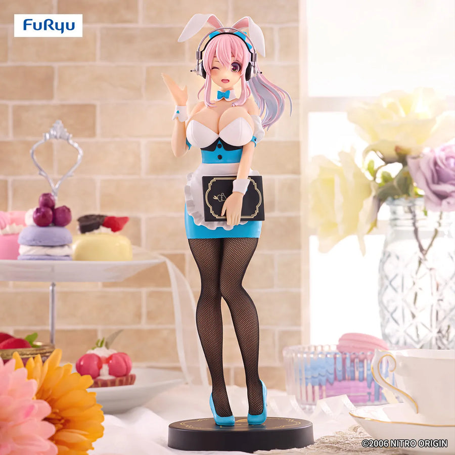 SoniComi (Super Sonico) - Sonico - BiCute Bunnies - Waitress Light Blue ver. (FuRyu)ㅤ – FuRyu – ActionFigureBrasil