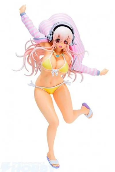 SoniComi (Super Sonico) - Sonico - CharaGumin - 1/8 - Moamoa Parka Swimsuit ver.ㅤ – Volks – ActionFigureBrasil