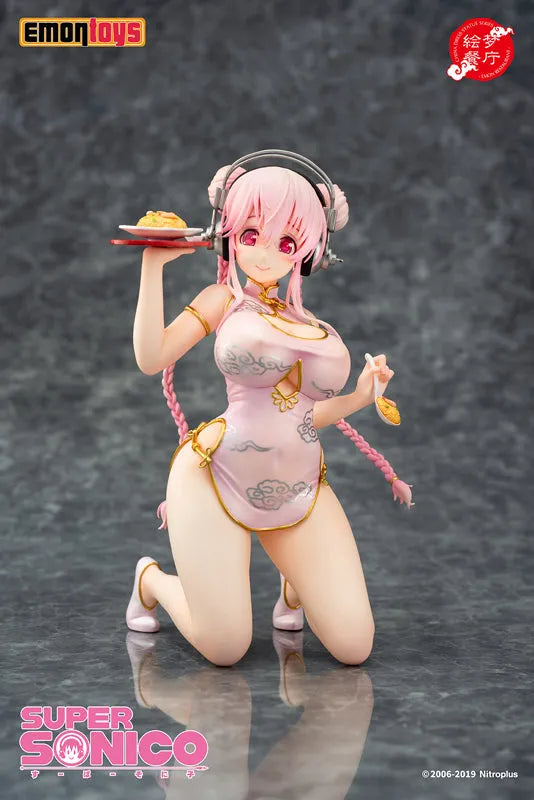 SoniComi (Super Sonico) - Sonico - China Dress Statue Series - 1/7 - China Dress Ver. (Emontoys)ㅤ – Emontoys – ActionFigureBrasil