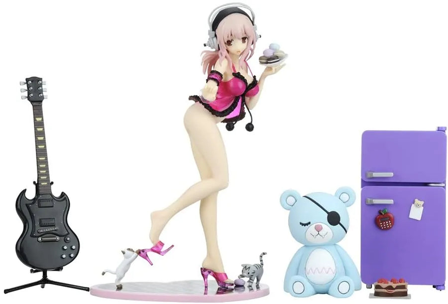 SoniComi (Super Sonico) - Sonico - Creator's Labo #028 - Baby doll Strawberry Sorbet DX ver.ㅤ – Yamato – ActionFigureBrasil