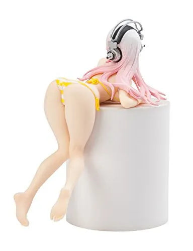 SoniComi (Super Sonico) - Sonico - Noodle Stopper Figure - Border Yellowㅤ – FuRyu – ActionFigureBrasil — ângulo diferente