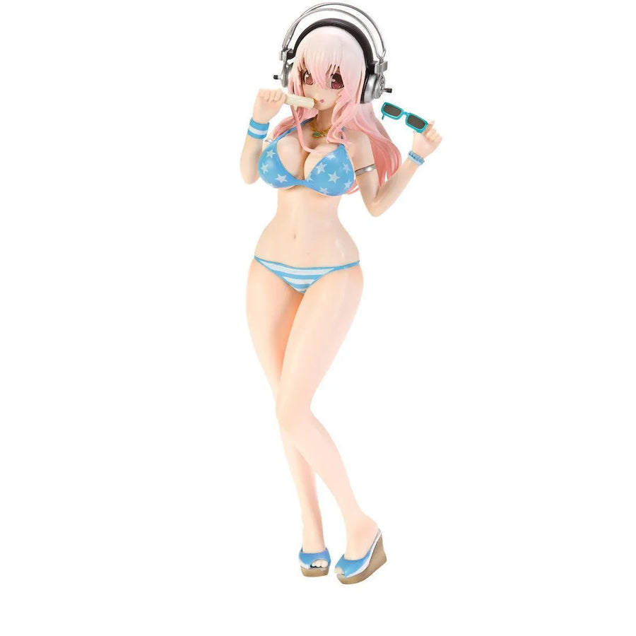 SoniComi (Super Sonico) - Sonico - Premium Prize - Summer Beach, Swimsuit ver.ㅤ – Taito – ActionFigureBrasil