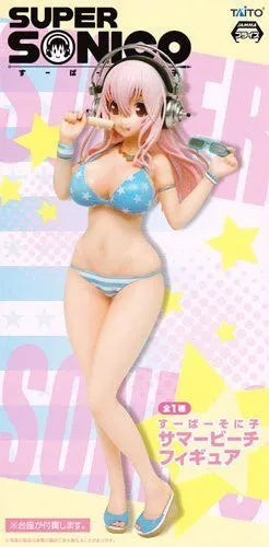 SoniComi (Super Sonico) - Sonico - Premium Prize - Summer Beach, Swimsuit ver.ㅤ – Taito – ActionFigureBrasil