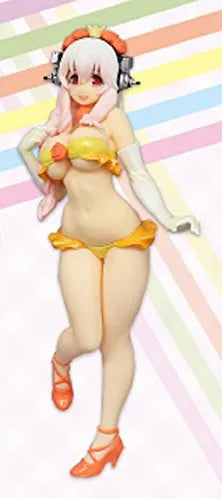 SoniComi (Super Sonico) - Sonico - Special Figure - Summer Princess, Orangeㅤ – FuRyu – ActionFigureBrasil