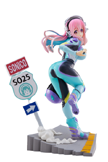 SoniComi (Super Sonico) - Sonico - Tenitol (FuRyu)ㅤ – FuRyu – ActionFigureBrasil