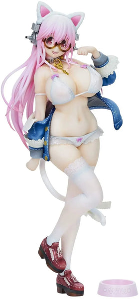 SoniComi (Super Sonico) - Sonico - White Cat Ver. - 2021 Re-release (Union Creative International Ltd)ㅤ – Union Creative – ActionFigureBrasil