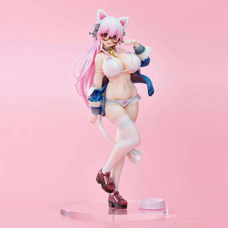 SoniComi (Super Sonico) - Sonico - White Cat Ver. - 2021 Re-release (Union Creative International Ltd)ㅤ – Union Creative – ActionFigureBrasil